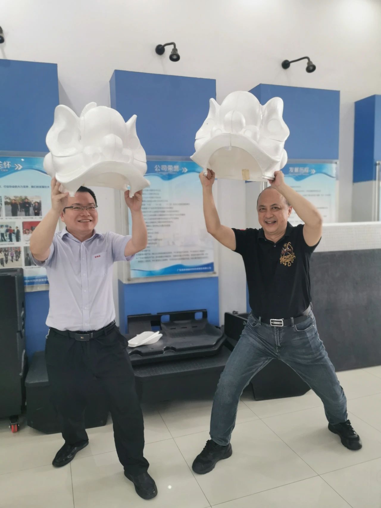舞獅頭